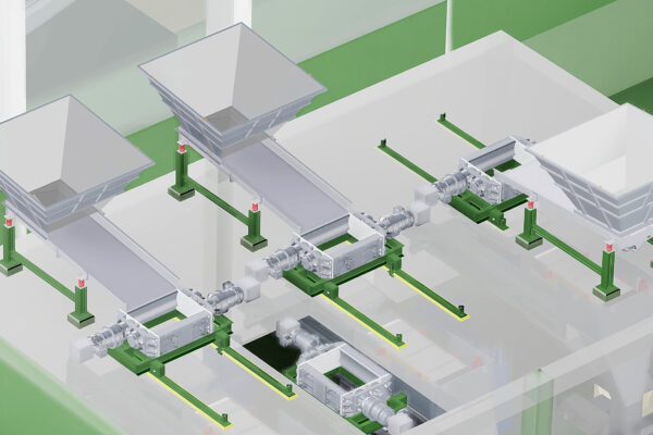 MERI VIBRATING CONVEYOR for Reject and Residuals Streams